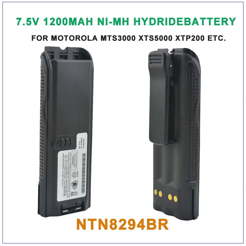 NTN8294AR 7.5V 1200mAh Ni-MH Battery For Motorola XTS3000 XTS5000 XTS3500 XT5300 XTS4250 MTP200 MTP300 Portable Two-way Radio