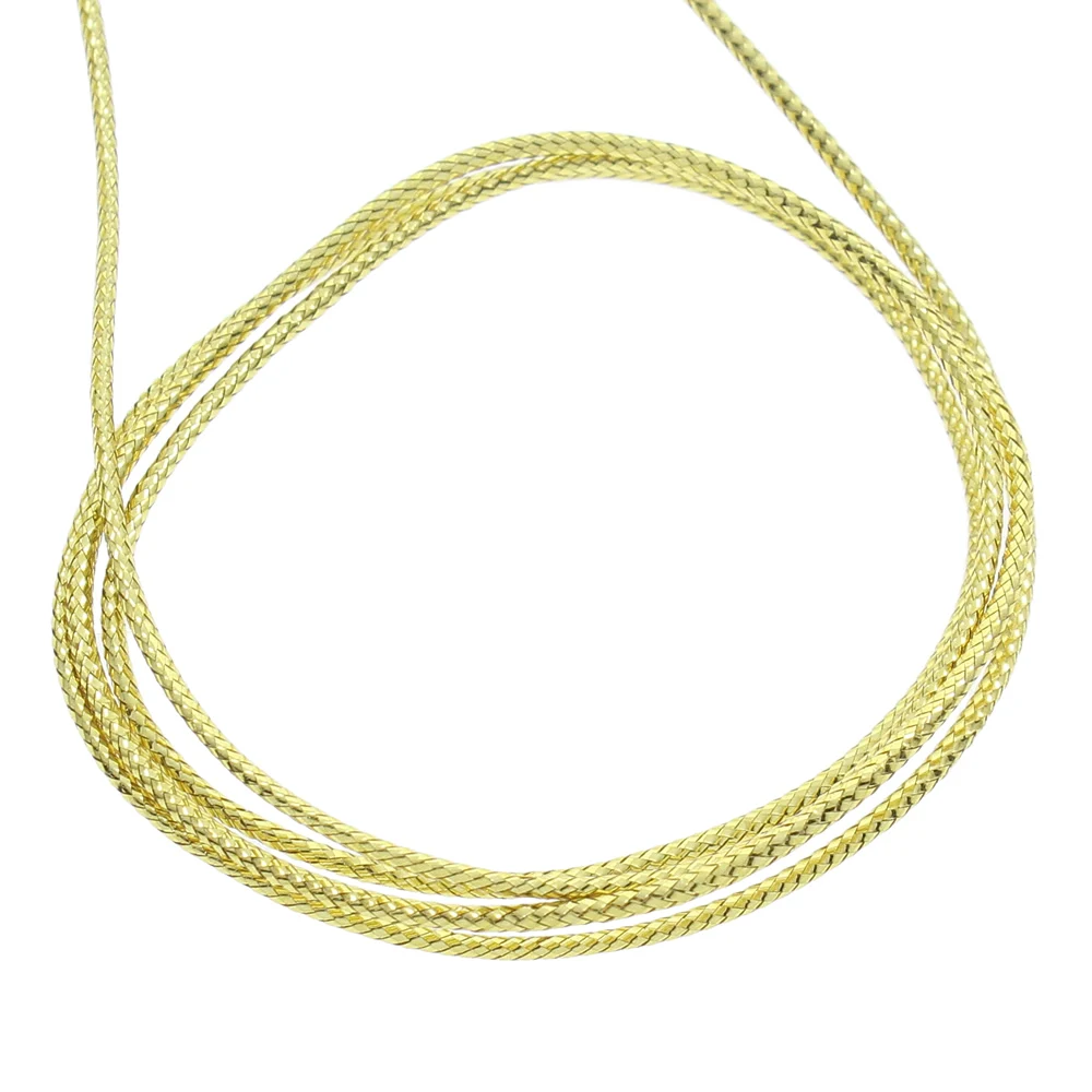 Filo di Nylon satinato da 1.5mm filo di perline 100 Yard filo di corda di plastica per gioielli che fanno accessori per bracciali collana fai da te