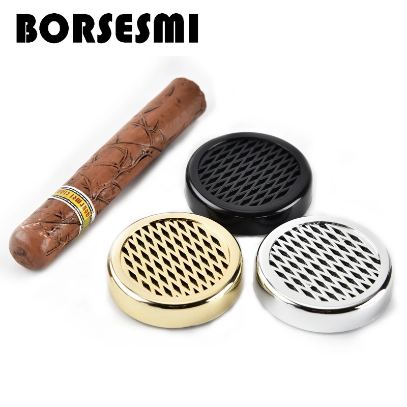 Hot sale Portable Cigar humidifier round Hydrating tobacco humidor plastic cigar case pipe tools pocket smoker accessories