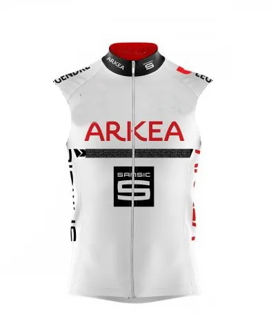 2019 ARKEA SAMSIC  Team Summer Sleeveless Cycling Vest Mtb Clothing Bicycle Maillot Ciclismo Bike Clothes