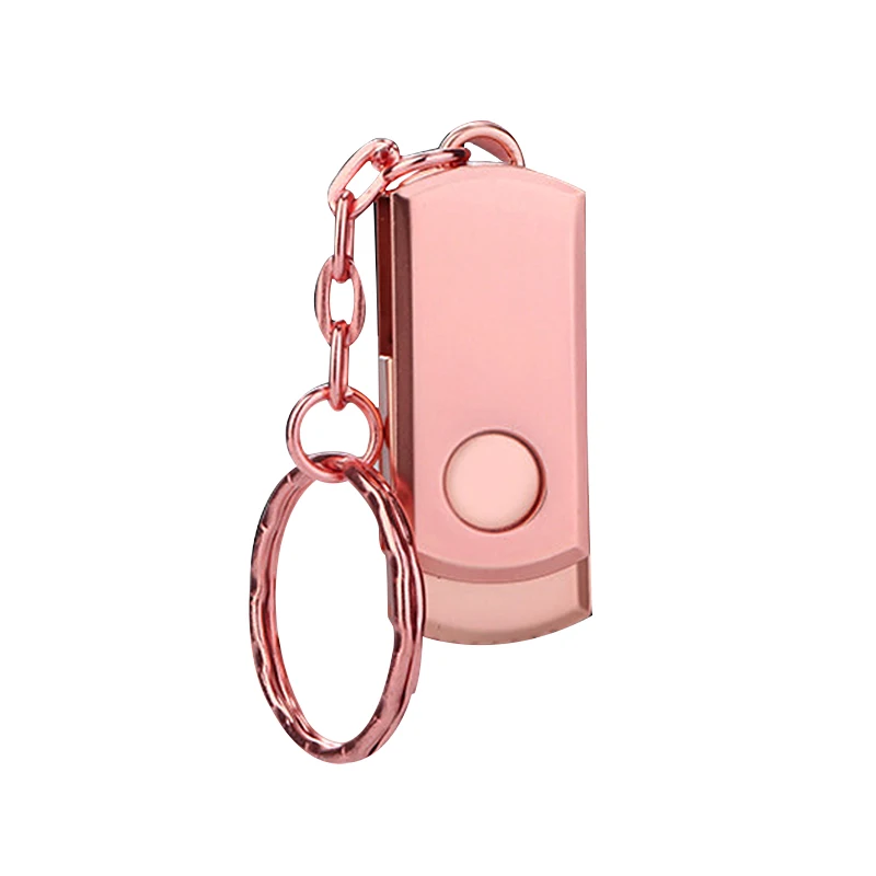 Pen Drive Pink Metal USB Flash Drive portachiavi chiavetta USB Memory Stick Pendrive ad alta velocità 32GB 16GB 64GB 8GB Memoria Usb 2.0 regalo