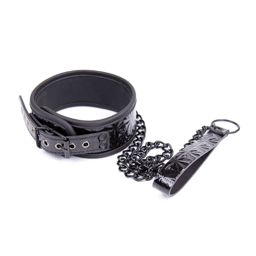 Thierry Crimson/Black Tied Ultimate Bondage Kit,Blindfold, Ball Gag, Collar, Wrist and Ankle Cuffs, Paddle Spanking Sex Toys