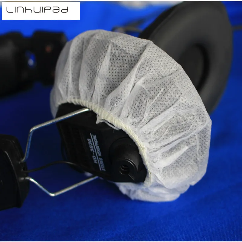 

11-12cm Non-woven Sanitary headphone ear covers disposable earmuff covers ear pads covers 5000pcs/lot