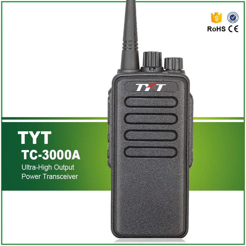 

TYT TC-3000A 10W Max UHF 400-520 MHz 16CH 1750Hz Scan VOX Scrambler 1750Hz Tone Two Way Radio Handheld Transceiver