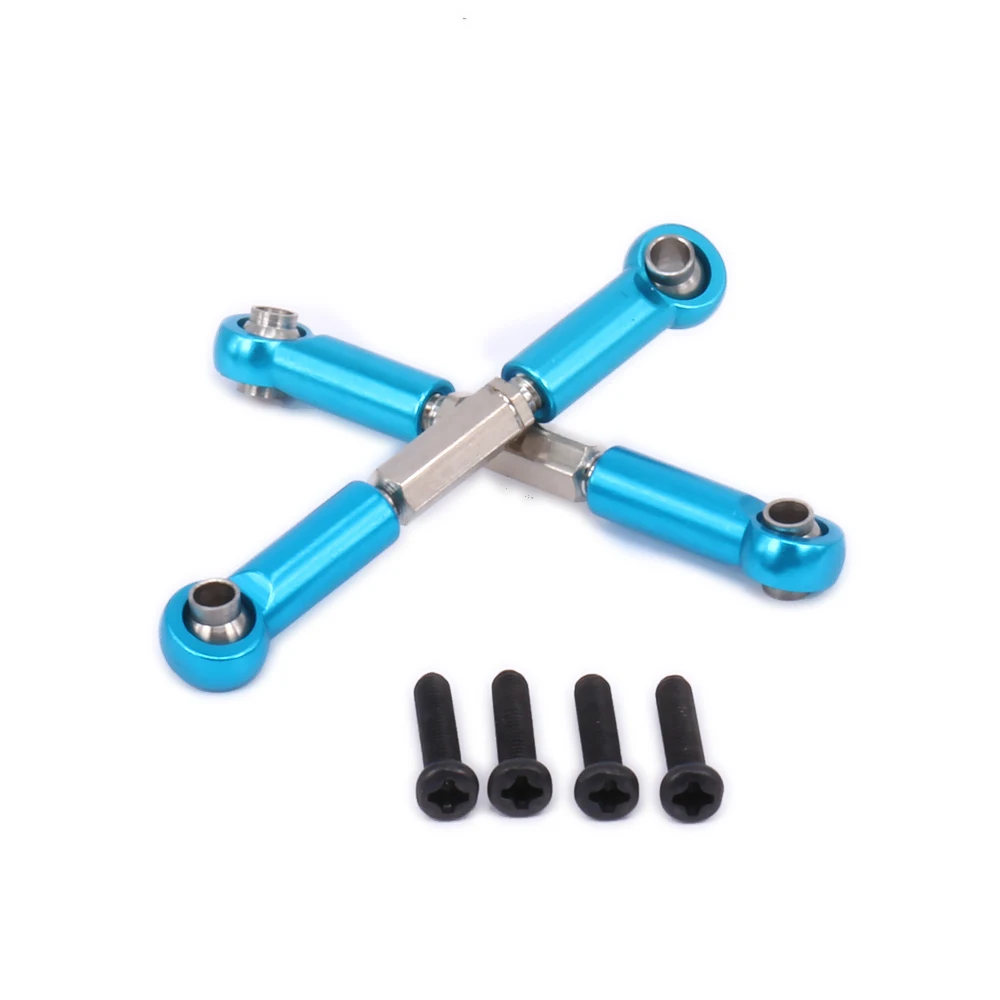 2 قطعة 54-62 مللي متر الخلفي ذراع نظام التعليق التعادل رود و ذراع توجيه مضاعفات رابط ل Rc هواية نموذج سيارة 1/14 Lc سباق سلسلة كاملة