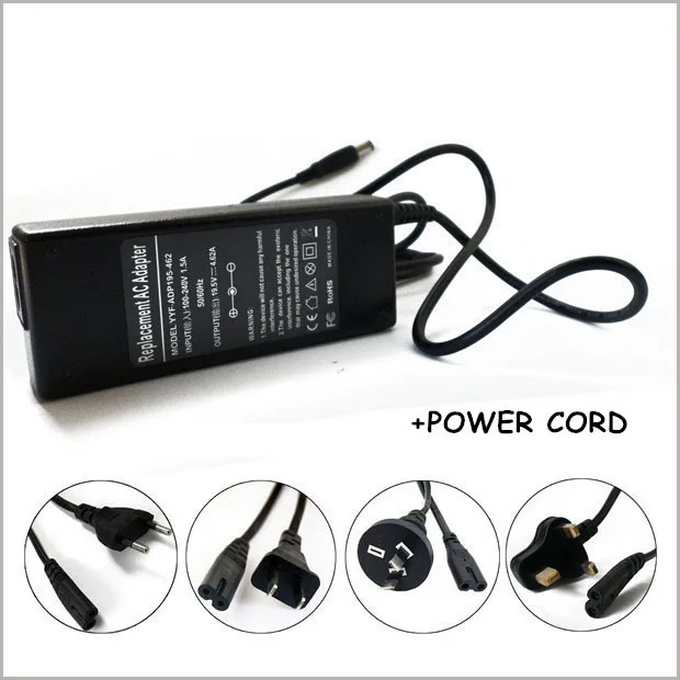 19.5V 4.62A 90W Notebook Laptop AC Adapter Charger Power Supply Cord For Ordinateur Portable Dell LA90PE1-01 PA-1900-28D J62H3