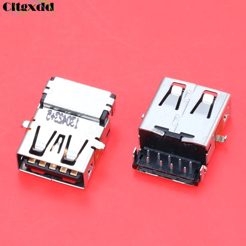 Cltgxdd 2~10pcs USB 3.0 Jack Connector Female Socket For ASUS / Lenovo / HP / Samsung / Sony / Toshiba / Laptop 3.0 USB Port