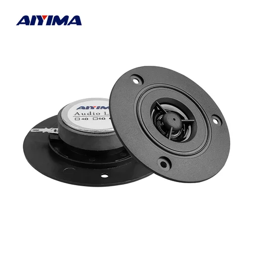 AIYIMA 2 uds altavoces portátiles de Audio de 3 pulgadas 8 Ohm 10W altavoz Tweeter agudos para caja de sonido estéreo accesorios DIY
