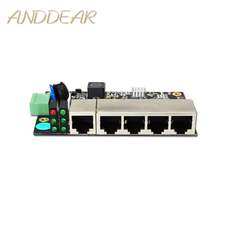 Công nghiệp ethernet switch 5 cổng công nghiệp-lớp switch Ethernet Switch với 5 10/100 M thích ứng Ethernet cổng