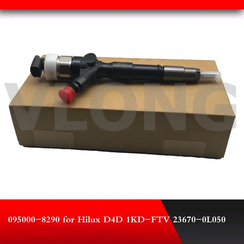 Genuine New Common Rail Injectors 095000-8290 SM295040-6130 23670-0L050 23670-30100 Toyota Hilux 1KD/2KD/D4D 1PCS Fuel Injector