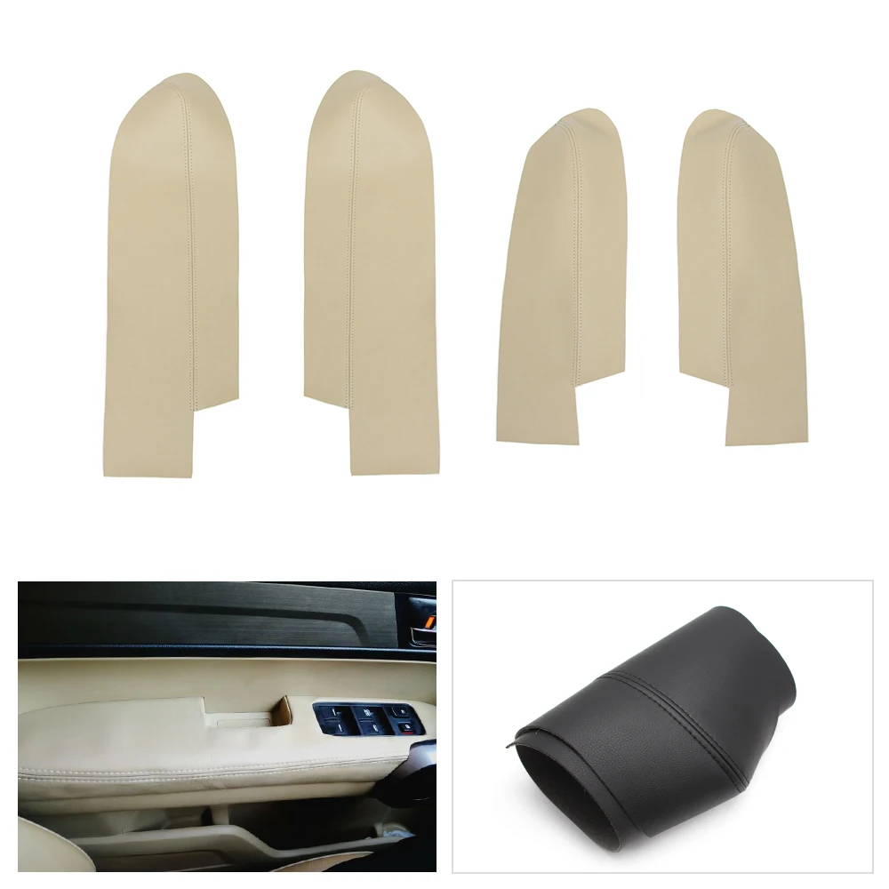 

1Pair DIY Microfiber Leather Front / Rear Door Panels Armrest Covers Protection Trim For Honda CRV 2007 2008 2009 2010 2011