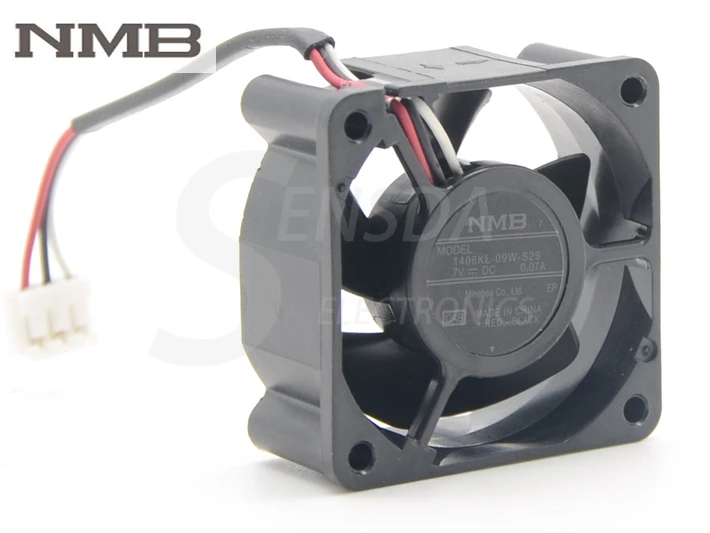 

For NMB 1406KL-09W-S29 3.5CM 3515 35mm DC 7V 0.07A 3-pin small micro axial cooling fan