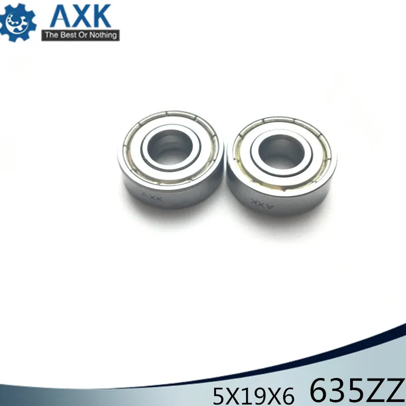 S635ZZ Bearing 5*19*6 mm ( 10 Pcs ) ABEC-1 Grade S635ZZ SS 635 Z Stainless Steel Miniature S635 ZZ Ball Bearings