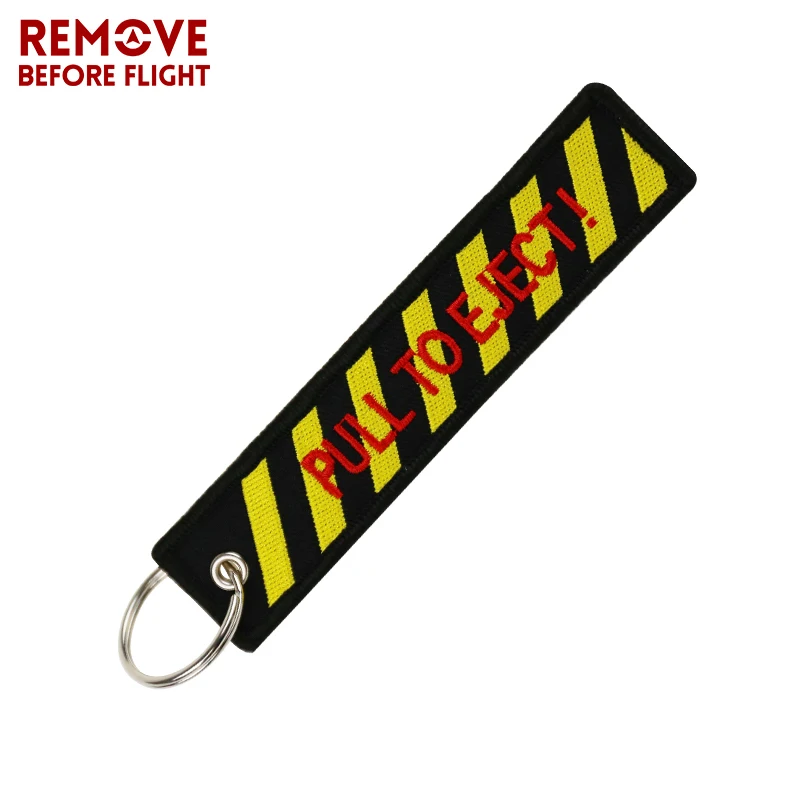 

New Key Chain Striped Key Fob Pull To Eject Chains Embroidery Keychain for Motorcycle Car OEM Key Ring Tag llaveros Keychains