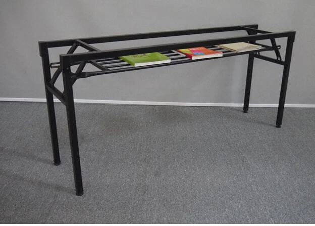 Folding frame. The table leg iron frame. Fold training table legs. Meeting. Activity table leg