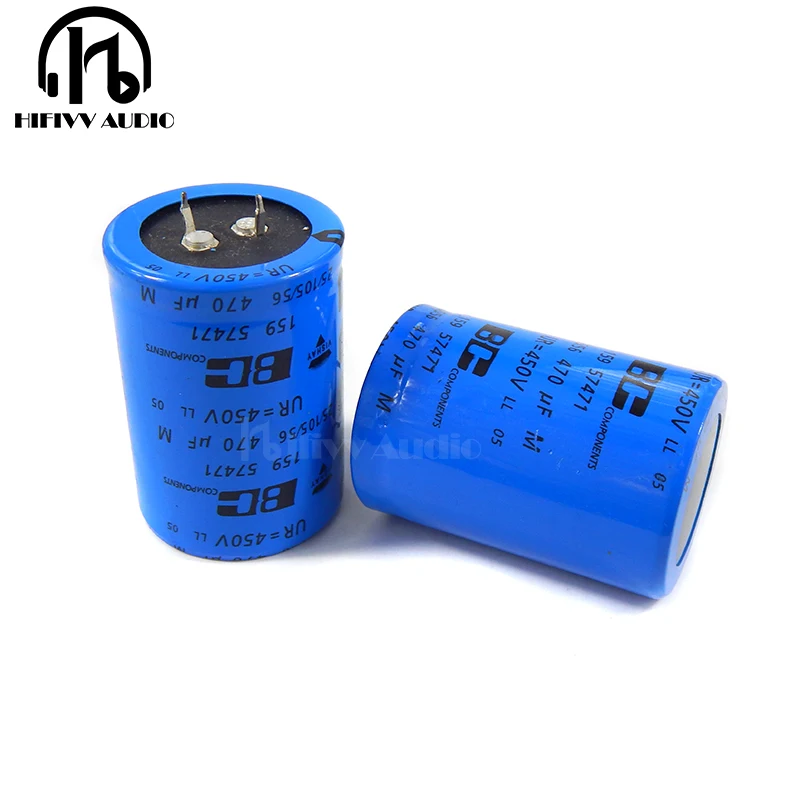 

VISHAY-BC 159 470uf 450V BC for audio electrolytic capacitor hifi tube amplifier capacitors