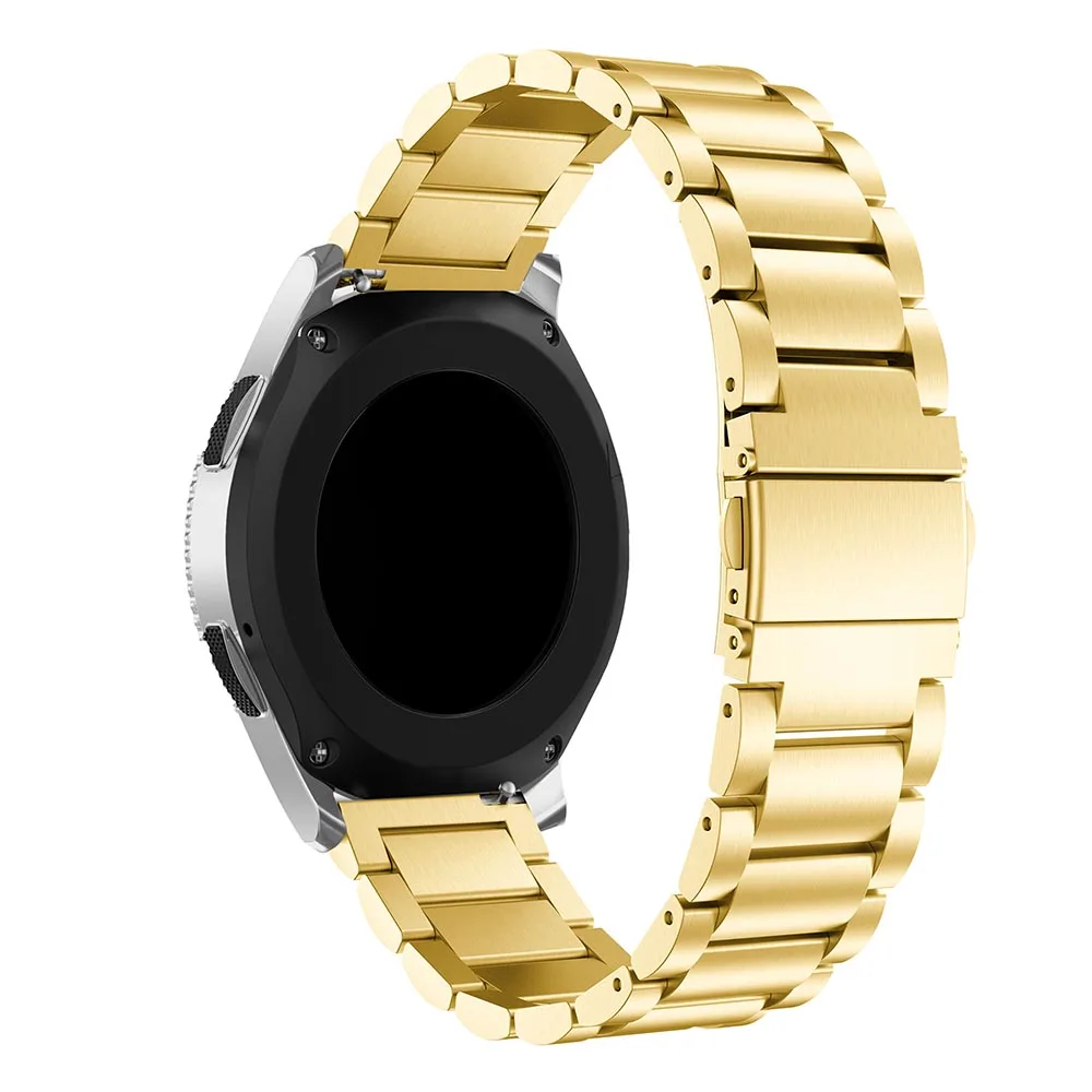 Pulseira de metal para relógio inteligente, pulseira para huawei watch gt honor magic watch 2 pro 22mm aço inoxidável amazfit 2