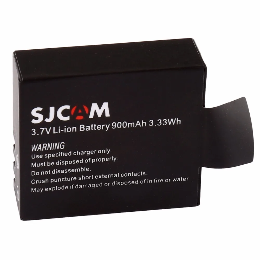 Nuova batteria SJCAM sj4000 eken H9 GIT-LB101 GIT sj5000 sj6000 sj7000 SJ8000 SJ9000 batteria + doppio caricatore USB