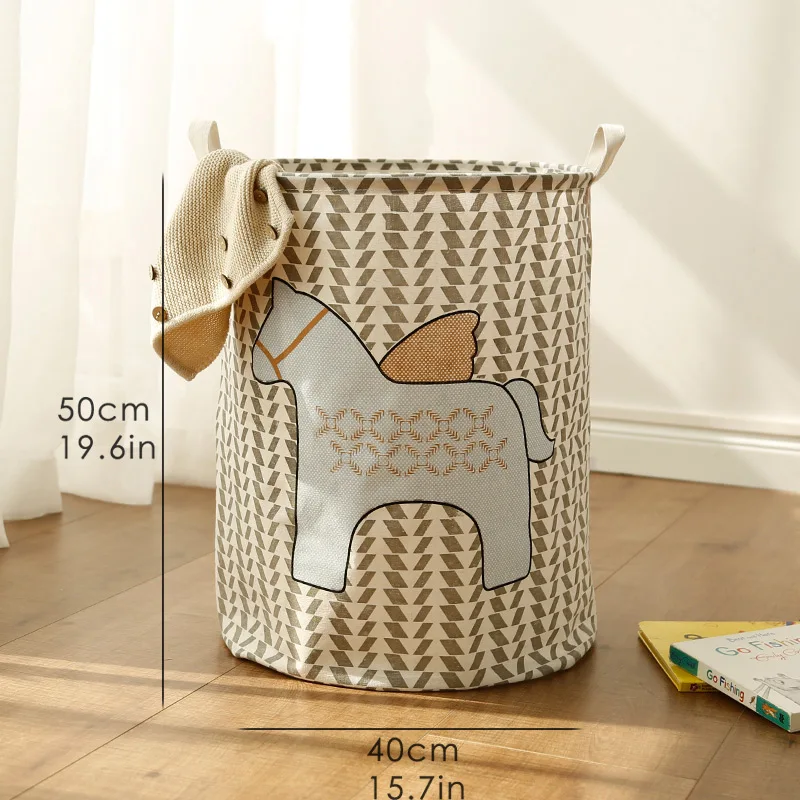 Can fold large clothes organizer box waterproof dirty clothes basket clothes toys receive basket laundry basket