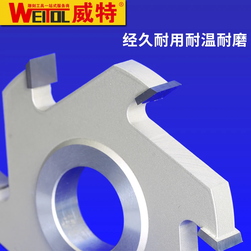 Weitol 1 pcs out diameter 100 mm High Quality circular saw blade Aluminum plate cutting sheet V and round blade