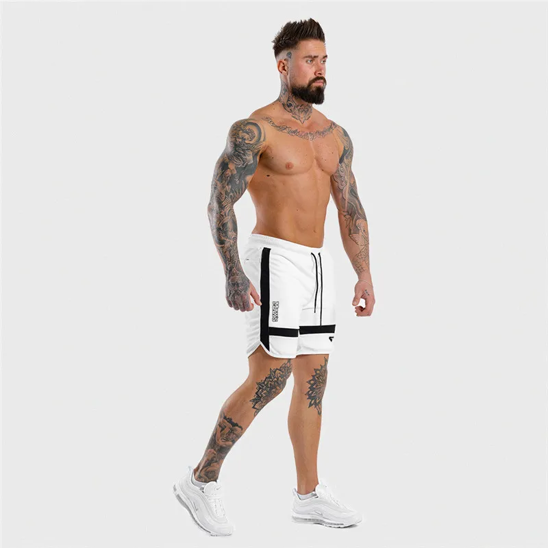 GITF Men Shorts Sport Training Shorts Men Running Shorts Mans Gym Fitness Joggers Sweatpants Jumper's Basketball Shorts Black