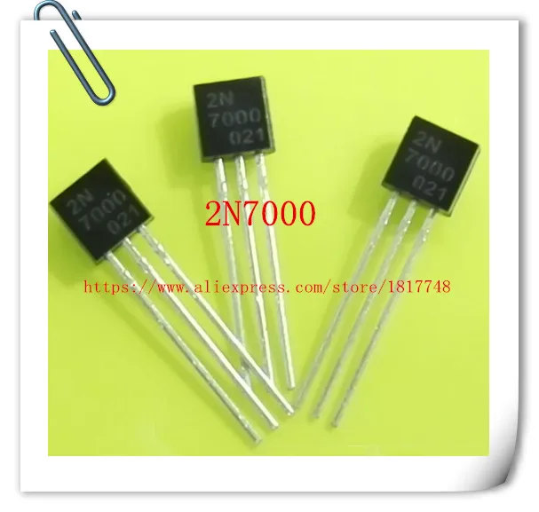 Free Shipping 50pcs/lot 2N7000 7000 TO-92 In-line transistor / small power triode