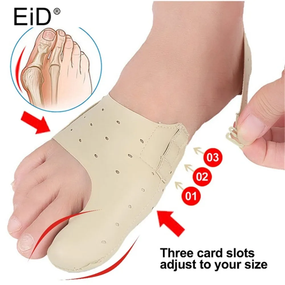 EiD Leather Orthopedic Toes Correction Insoles for Hallux Valgus  Foot Corrector Bunion Pads Shoes Pad Big Bone Orthotics Insole