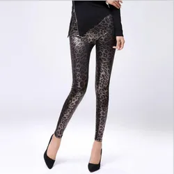 Leopard Print Legging Fashionable Women High Waisted Leggings High Quality Silm Pants