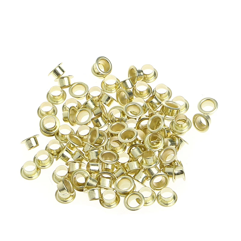 128Pcs/Set Leather Hole Punch Repair Tool Eyelets Grommets + Pliers Kit New