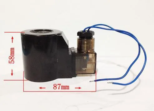 Hydraulic solenoid valve coil Inside diameter 20mm High 58mm DC24V