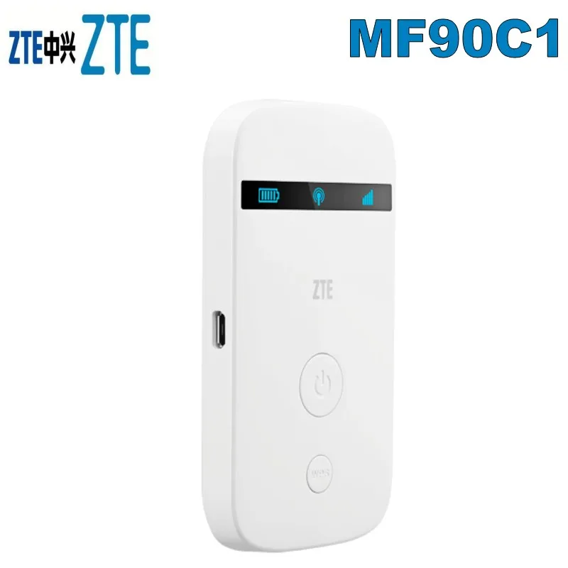 

Unlocked New ZTE MF90C1 4G LTE Mobile MiFi WiFi Hotspot Router&4G 100Mbps Pocket WiFi Router