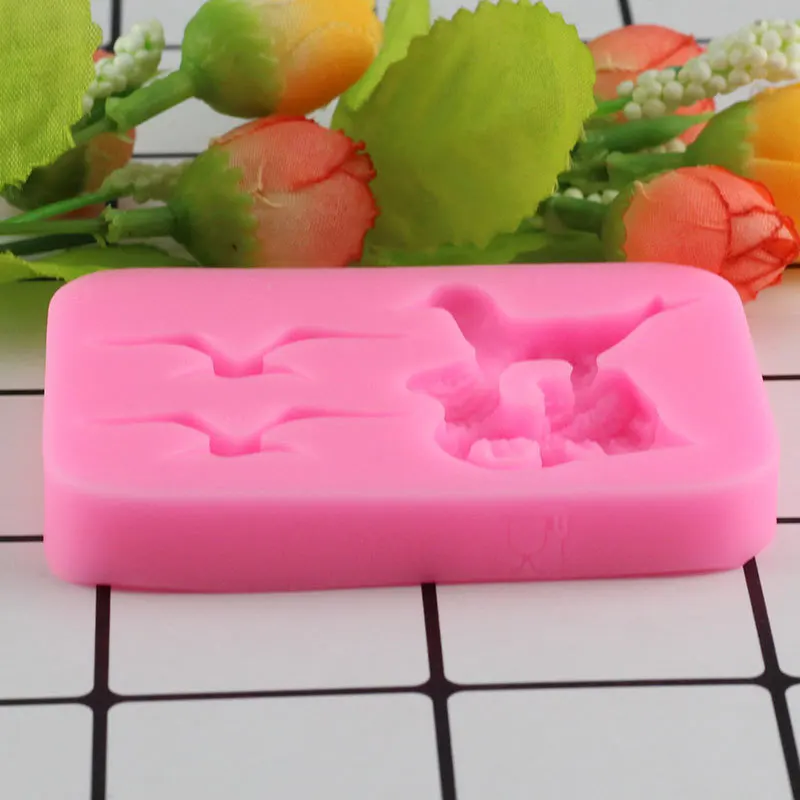 Mujiang DIY Cake Tools Anchor Boat Silicone Mold Sea Wave Chain Rope Decorating Seagull Lifebuoy Chocolate Cake Decoration Tool