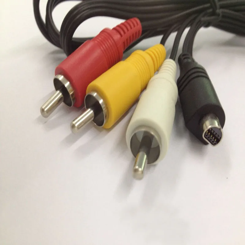 10pcs VMC-15FS RCA to 10Pin Pure Copper Material A/V Cable for Sony Camera
