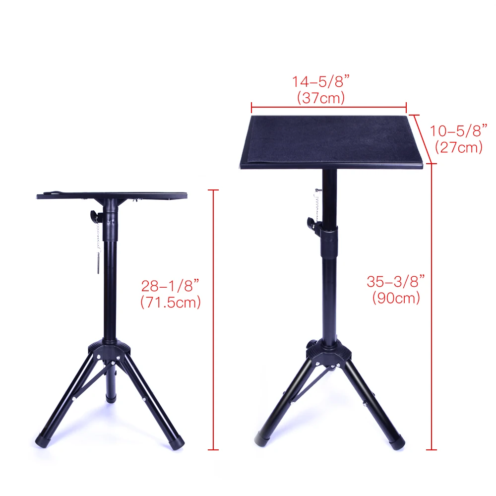 Metal Black Tripod Magic Table Magic Tricks Magician's Table Stage Close Up Street Accessories Height Adjustable Easy To Carry