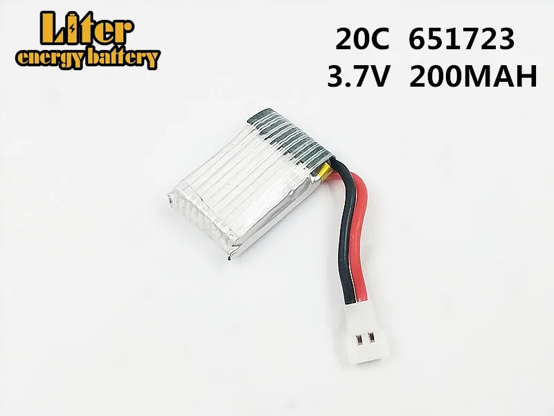 3.7 V 150 mAh 651723 baterie li-po akumulator do H8 Mini RC Quadcopter akcesoria zabawkowy dron części