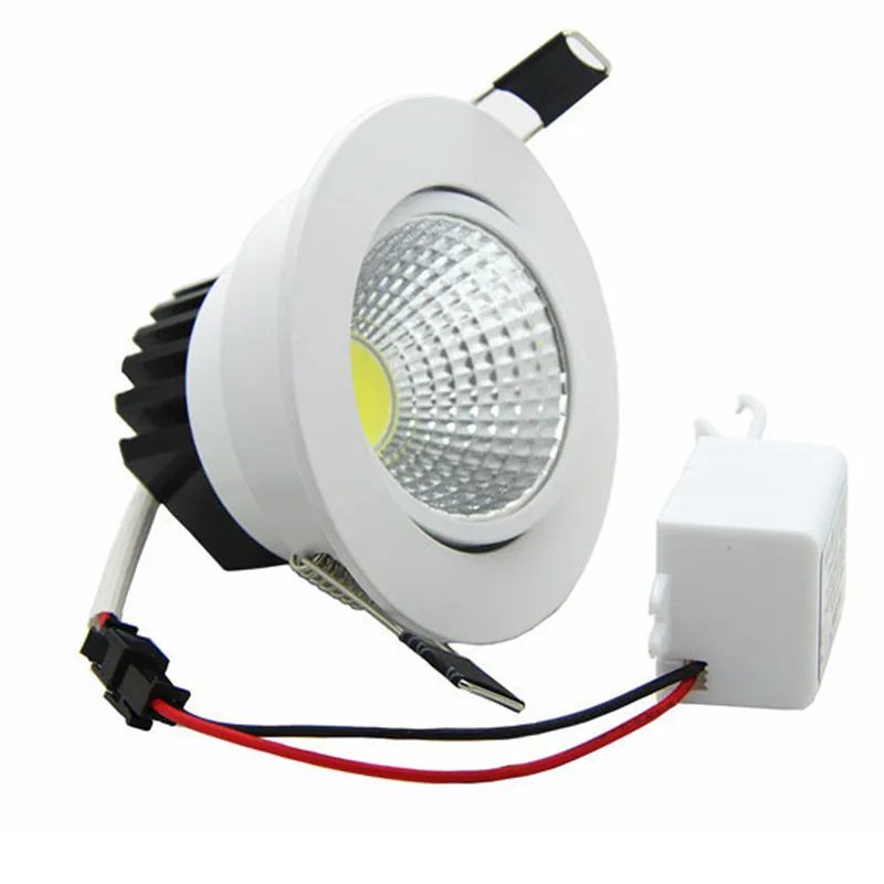 Imagem -02 - Luminária Embutida de Led Super Brilhante com Ajuste de Brilho 5w 7w 10w 12w Dimerização Interna Luz Branca Branca Quente