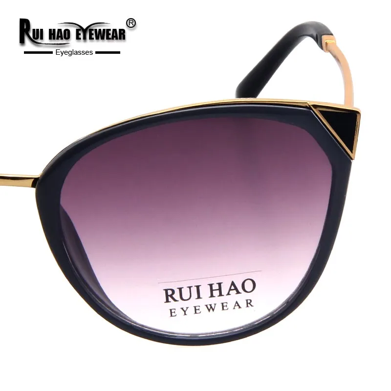 

Rui Hao Eyewear Brand Cat Eye Sunglasses Women UV Goggle Fashion Sun Glasses Women Eyewear Eyeglasses