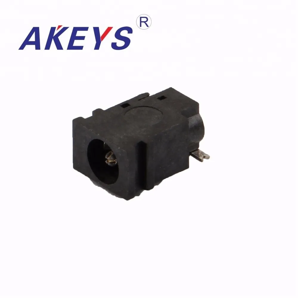 15PCS DC-049A 3.8*1.65mm DC power jack 2 pin square waterproof DC connector with 3 fixed PIN