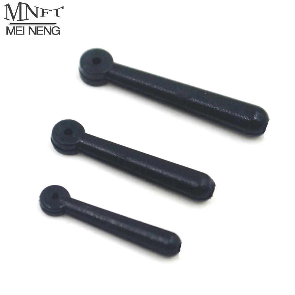 MNFT 100Pcs Fishing Bobber Foot Seat Holder Rotation Drift Float Seats Black Rubber Float Connector Hera Herabuna Fishing Tackle