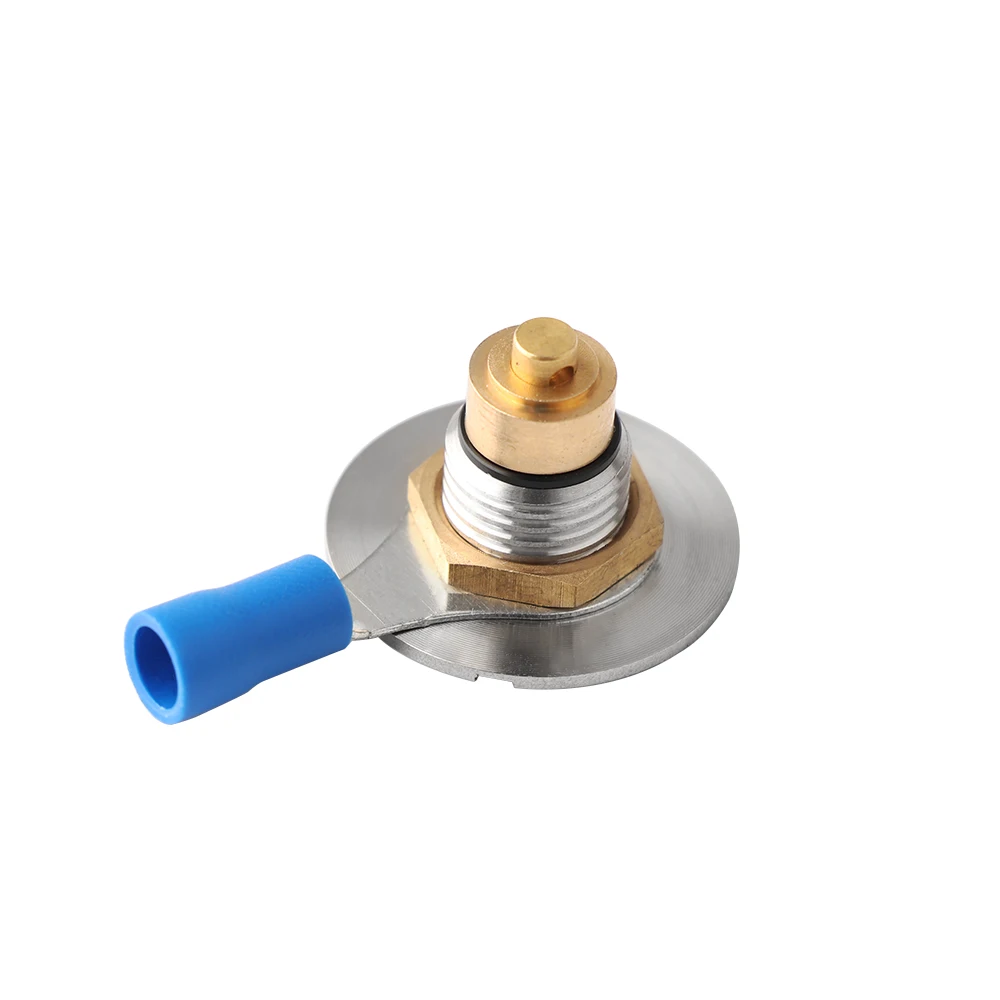 New Hot Useful Stainless Steel Brass Blue Low Profile Spring Loaded 22mm 510 Battery Connector for Mechanical Mod