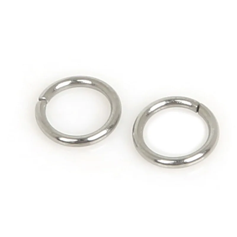 600pcs Stainless Steel Jewelry Findings Open Jump Ring Circle Split Connectors For Jewelry Making DIY Earring Bracelet Necklace