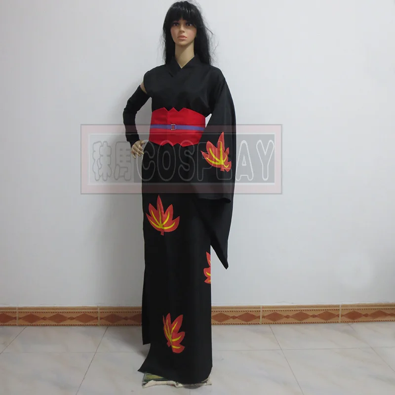 Gintama Cosplay Silver Soul Tsukuyo Kimono Halloween Cosplay Costume