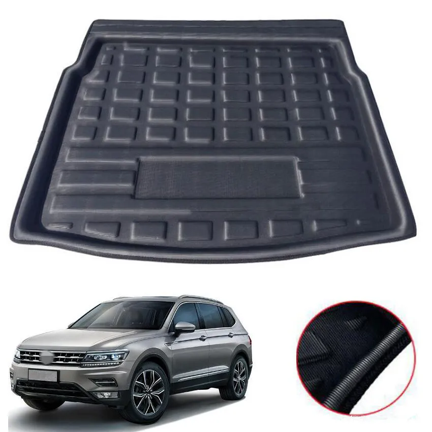 For VW Tiguan L 5 Seats 2016 2017 2018 Car Cargo Liner Car Floor Mats Trunk Luggage Protection Carpet Interior Accessories