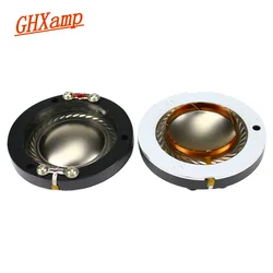 Ghxamp 34.4mm Tweeter Voice Coil Titanium Film Round Bracket Copper Wire 35Core Treble Voice Coil Tweeter Repair Parts 2pcs