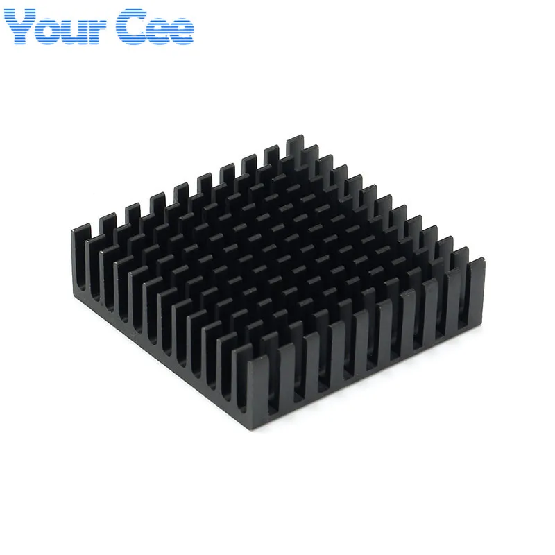 40*40*11mm Heatsink Cooling Fin Aluminum Heat Sink Radiator Cooler Black