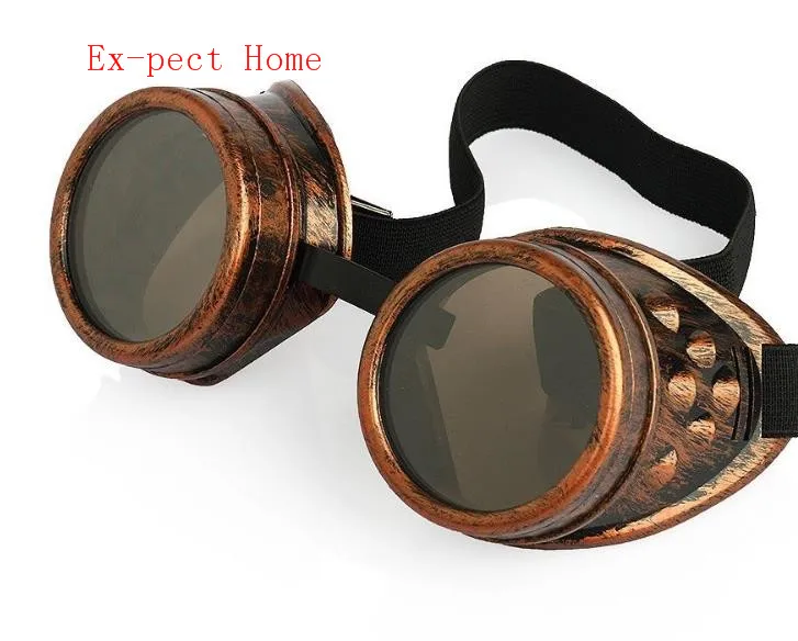 Party Masks Travel and Vacations Gothic Vintage Victorian Style Steampunk Goggles Welding 100pcs