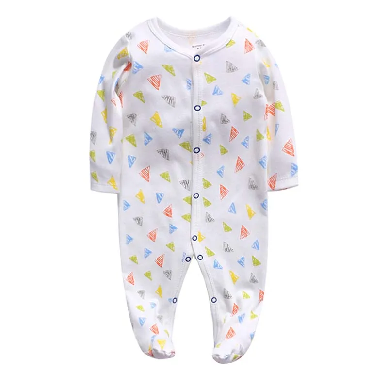 Babies Boys Long Sleeve Clothes Baby Girls Romper Newborn Toddler Infant 0-12 Months One Piece Rompers