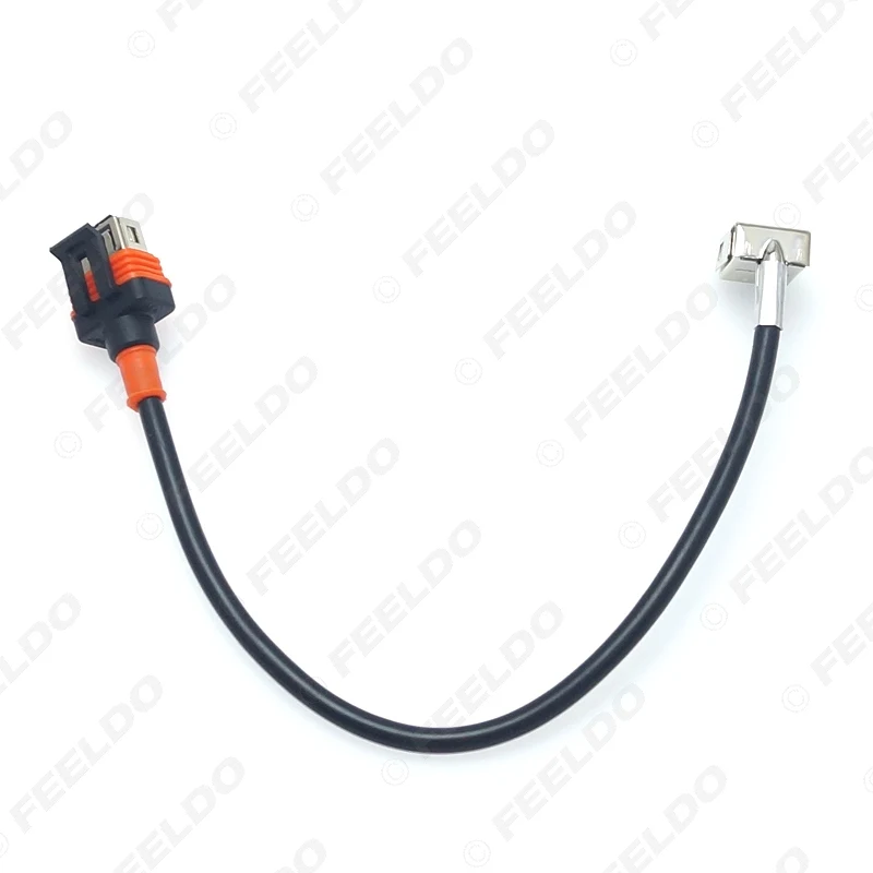 FEELDO 1PC Car HID Xenon Light High Voltage Wire Harness Cable for D1S D1C D1R Xenon Ballast bulb D1 D3 HID Plug Socket Adapter