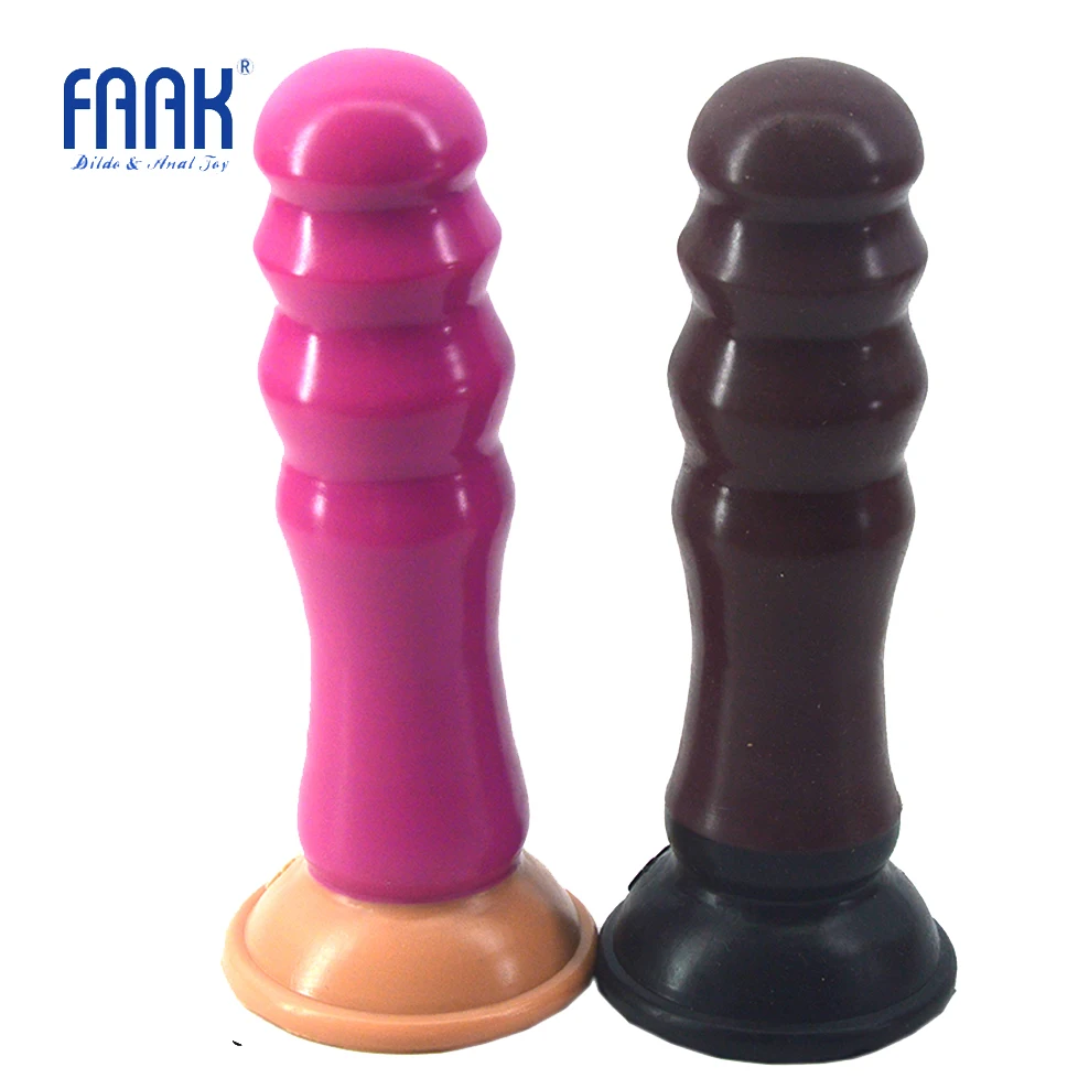 FAAK suction butt plug silicone anal dildo bamboo knot designer anal plug adult masturbate fetish sex toys anus massage sex shop