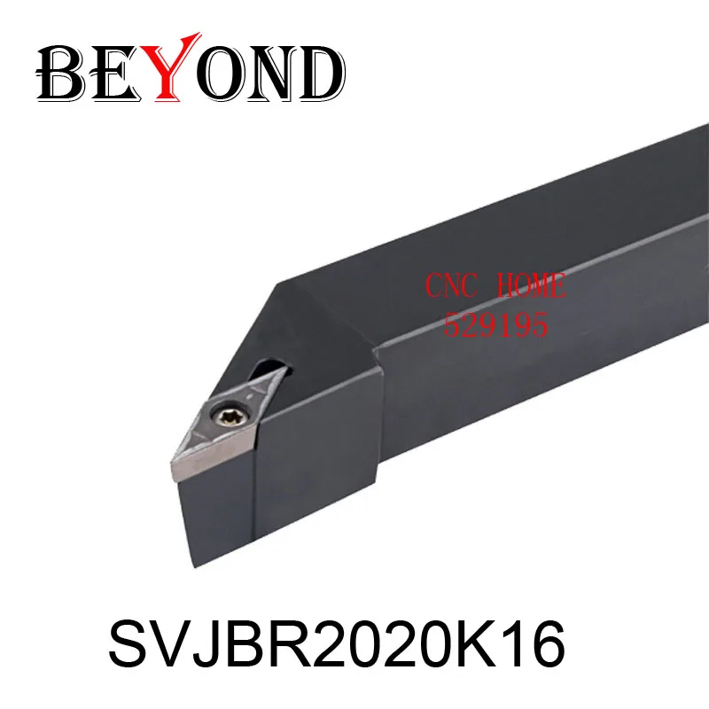 BEYOND SVJBR 20mm SVJBR2020K16 SVJBL2020K16 External Turning Tool Holder Carbide Inserts VBMT160404-HMP NC3020 Machine Lathe